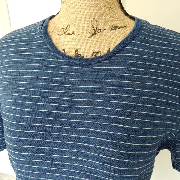 🛍️ BUNDLE ONLY | Pac Sun longer length blue stripe tunic Small - Picture 2 of 12